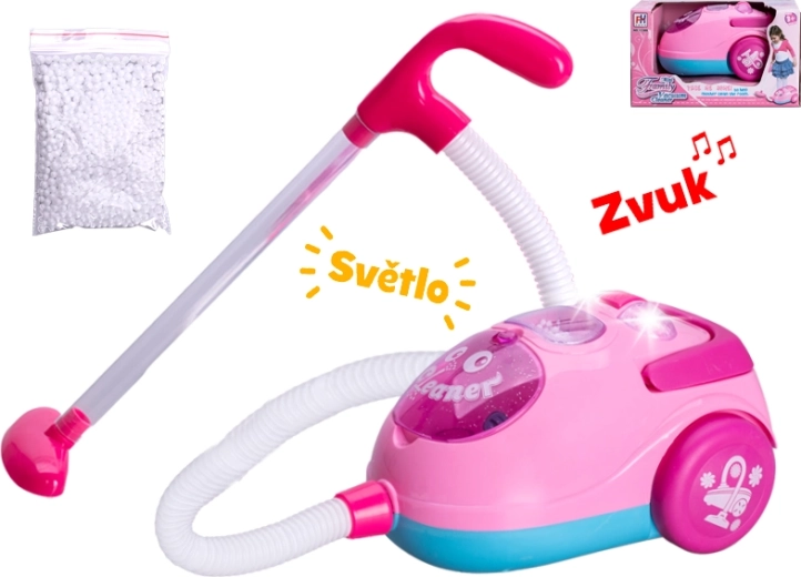 Gyermek porszívó fény- és hangeffektekkel, 18 cm