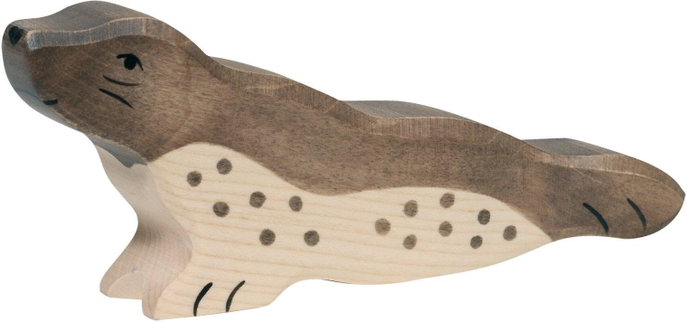Holztiger fóka előre néző fejjel - 1 db
