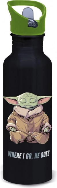 Vegas alumínium kulacs Mandalorian: Grogu mintával