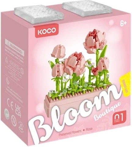 KOCO rózsa építőkészlet 349 darabból - 1 db