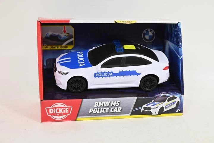 Dickie SOS rendőrautó BMW M3/M5 15 cm
