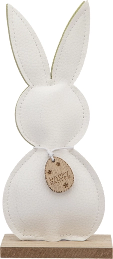 Dekoratív nyúlfigura akasztóval 23 cm