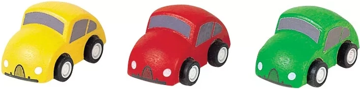 PlanToys fa autók autópályához és vasúti pályához (3 db)