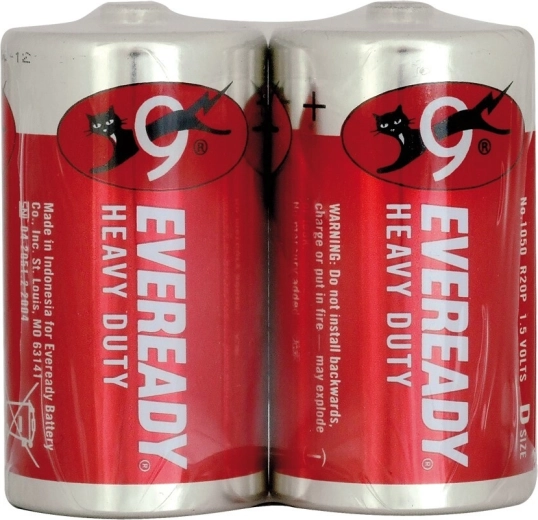 Energizer Eveready Heavy Duty Red D R20 1,5 V elemek, 2 db