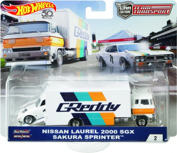 Hot Wheels csapatteherautó 1:64 prémium kollekció