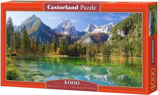 Castorland 4000 darabos puzzle – Hegyek fensége