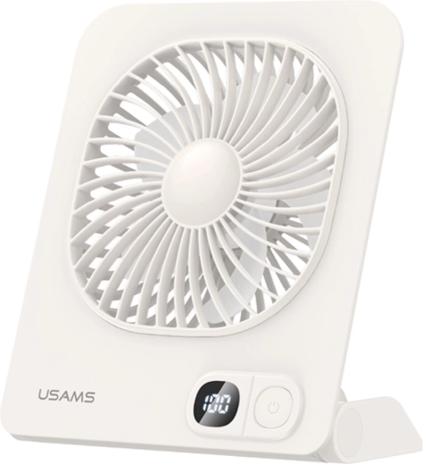 USAMS mágneses asztali ventilátor – fehér