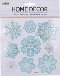 Karácsonyi dekoráció falra és ablakra