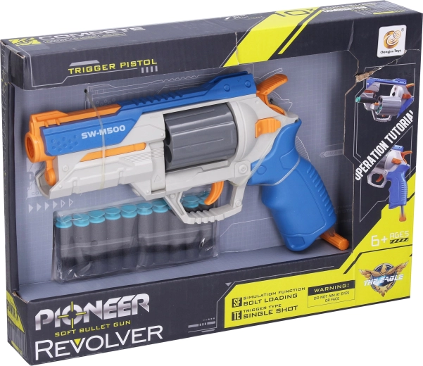 Pioneer revolver – habszivacs lövedékes pisztoly 25 cm