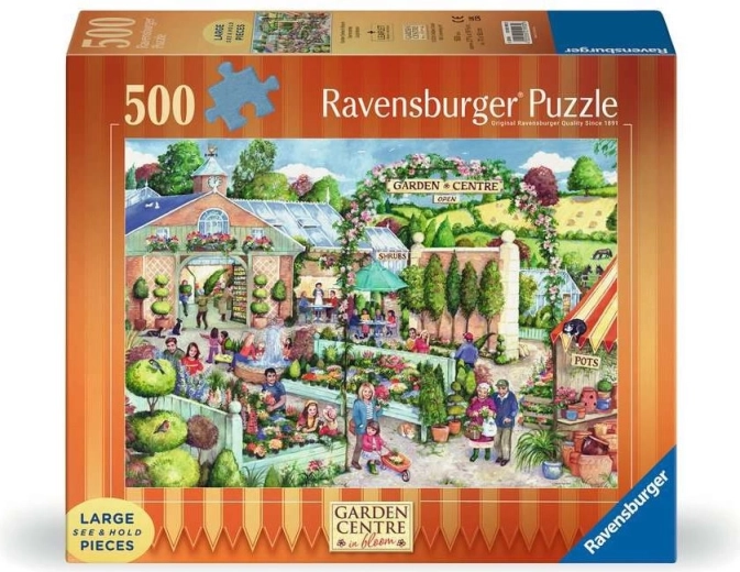 Ravensburger puzzle virágzó kertészeti központ XXL 500 darab