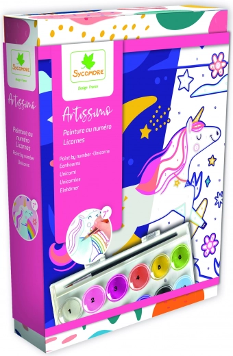 Artissimo - számfestés Egyszarvúak