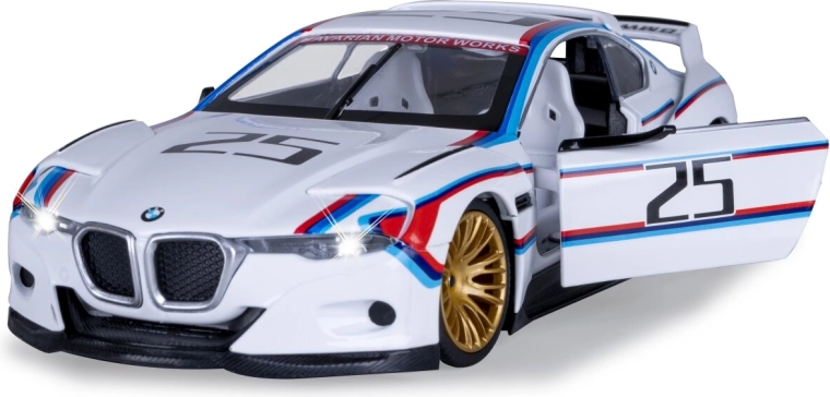 BMW 3.0 CSL Hommage R fém modell 1:24, fehér