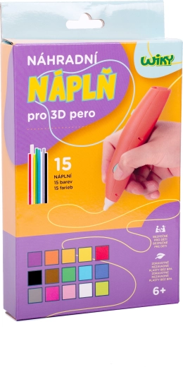Cserebetétek WIKY 3D tollhoz 15x3 m (cseh csomagolás)