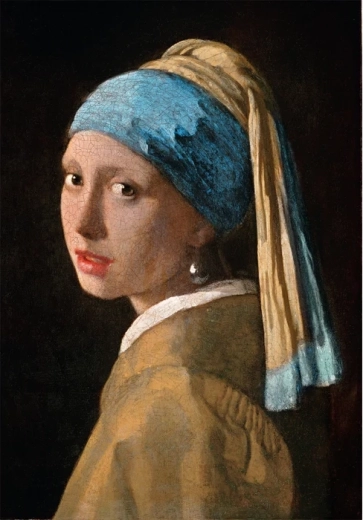 Clementoni puzzle Museum Collection – Lány gyöngy fülbevalóval, 1000 darab