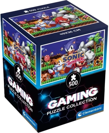 Puzzle CLEMENTONI Gaming Collection Sonic – 500 darab