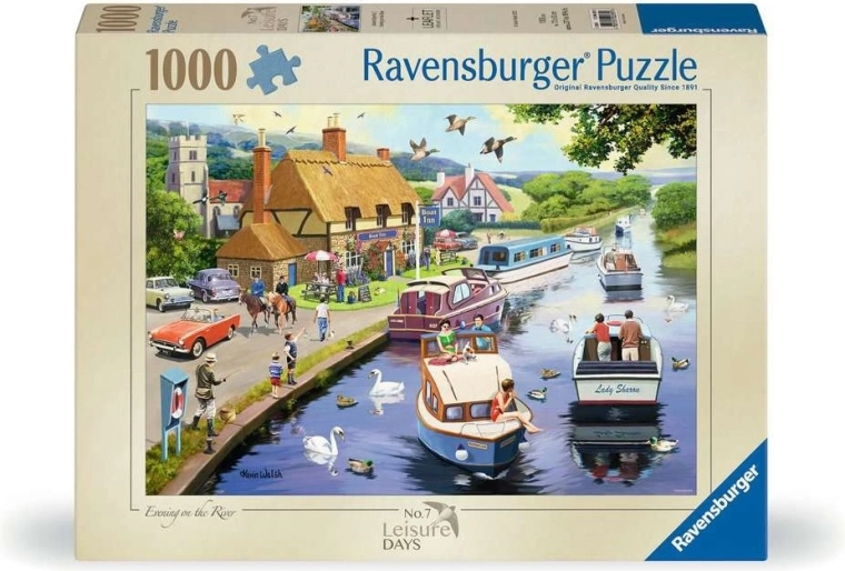 Ravensburger Leisure Days puzzle 7. sz.: Est a folyónál, 1000 darabos