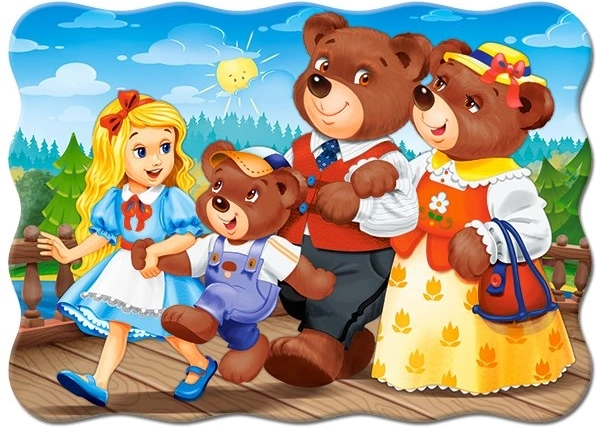 Puzzle 30 darabos Aranyhaj és a három medve