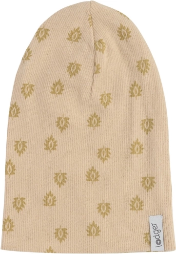 Lodger beanie sapka print rib linen (6–12 hónap)