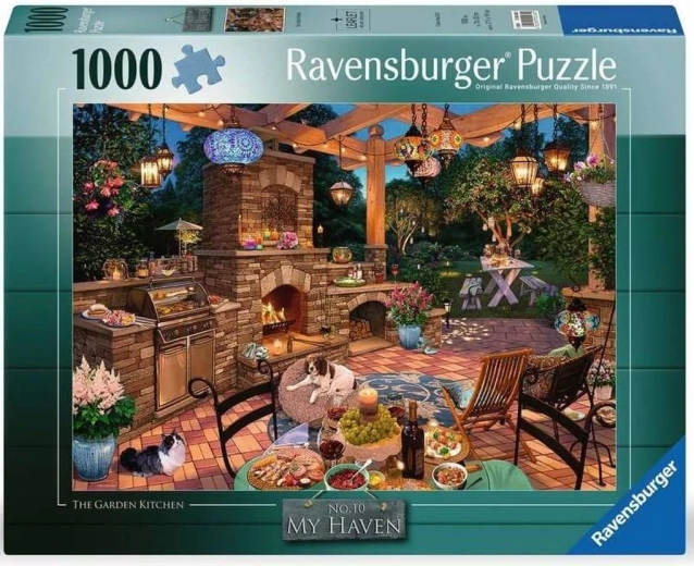 Ravensburger puzzle My Haven: kerti konyha 1000 darab