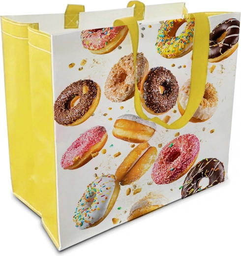Donuts bevásárlótáska 43 × 37 × 21,5 cm
