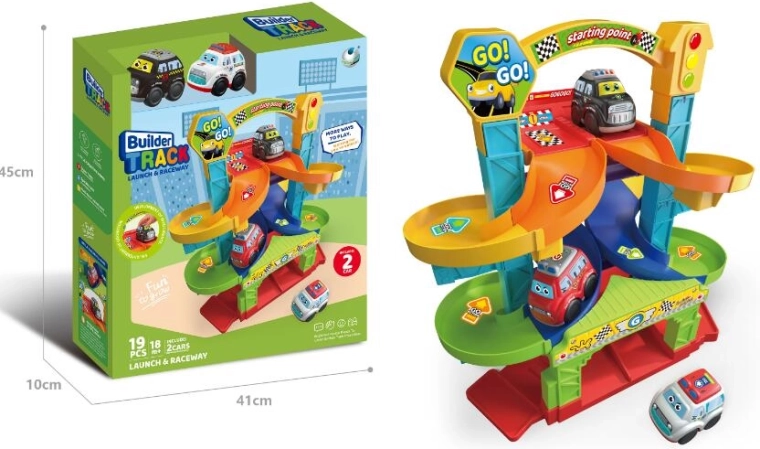 Fából készült autópálya csúszda