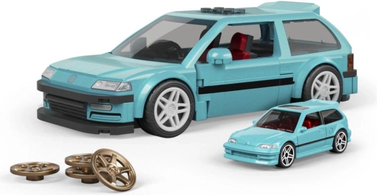 Hot Wheels Speed Series – Custom ’90 Honda Civic EF autóépítő készlet