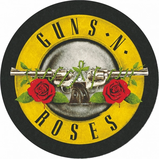 Lemezjátszó alátét Guns and Roses mintával