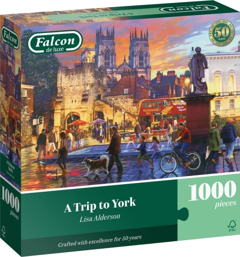 Falcon puzzle Kirándulás Yorkba 1000 darab