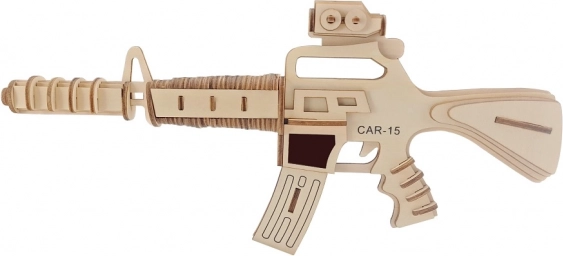 Fa 3D puzzle Géppuska