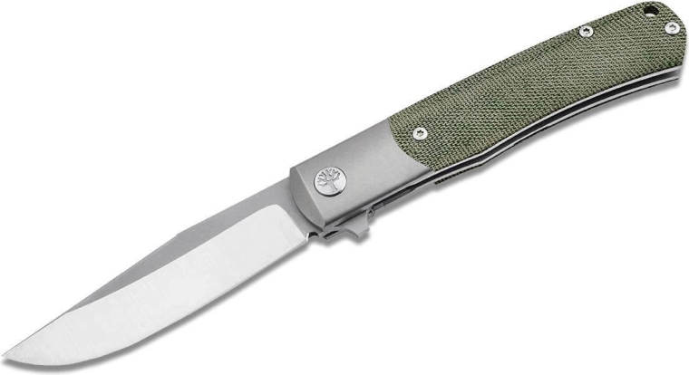 Böker Manufaktur Solingen Trapper TRPPR micarta zárható zsebkés 8,2 cm zöld