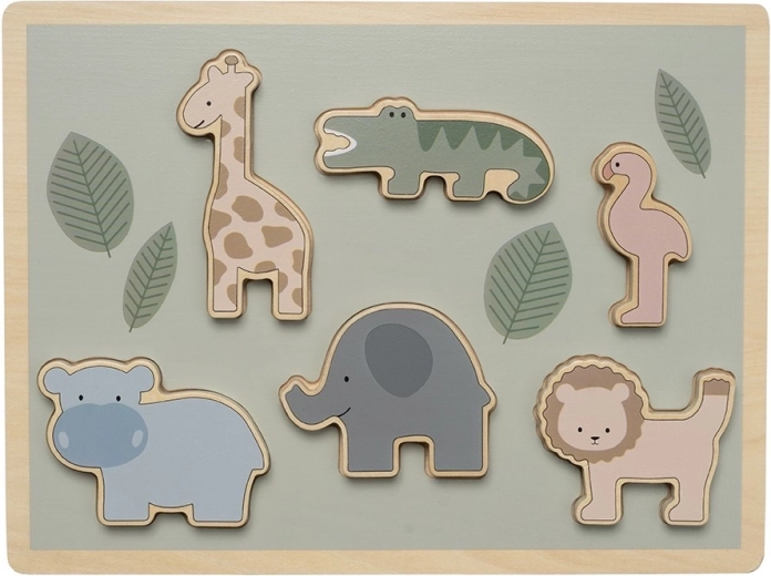 Jabadabado szafari betétkirakó puzzle