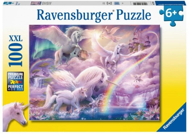 RAVENSBURGER Egyszarvú puzzle 100 darab