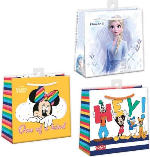 Argus ajándék papírtáska Frozen 2 / Minnie Mouse / Mickey Mouse 16 × 16 cm - 1 db