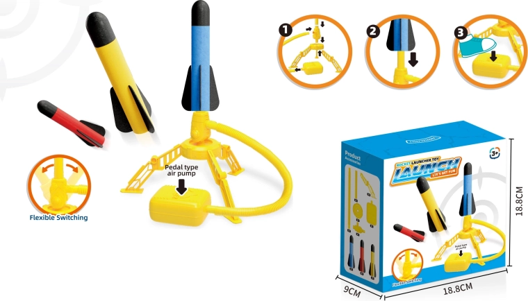 Kilövős rakétakészlet gyerekeknek