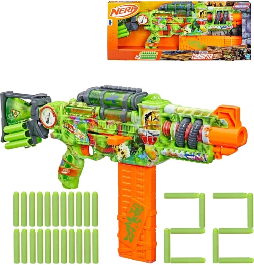 Hasbro Nerf Zombie Corrupter blaster 22 lövedékkel