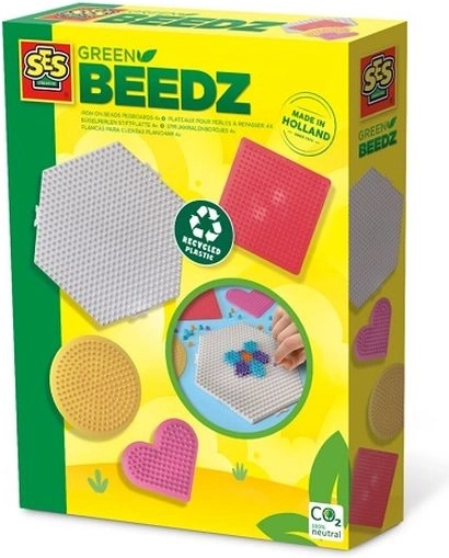 SES Creative Green Beedz vasalógyöngy alátétek – 4 forma