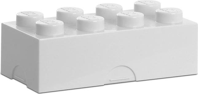 Lego uzsonnás doboz fehér