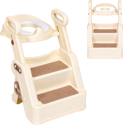 Ecotoys gyerek WC-ülőke szűkítővel és fellépővel
