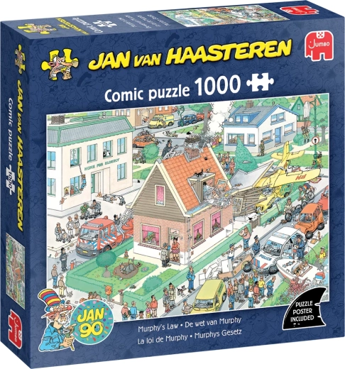 Jumbo puzzle Jan van Haasteren: Murphy törvényei 1000 darabos