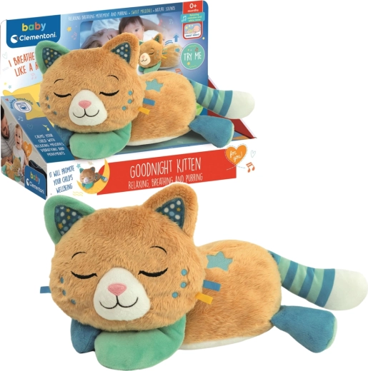 Doromboló macska Morfeusz plüss játék CLEMENTONI