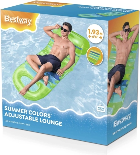 Summer felfújható nyugágy állítható háttámlával 193 × 80 cm