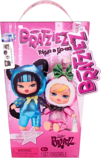 Bratz Bratziez Tokyo a Go-Go Seriez blind boxos plüss kulcstartó – 1 darab