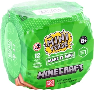MGA Miniverse – Make It Mini MINECRAFT mini replikák (ragasztható szett, meglepetés)