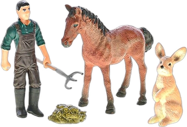 Zoolandia farm – állatokkal és kiegészítőkkel (4 féle) – 1 db