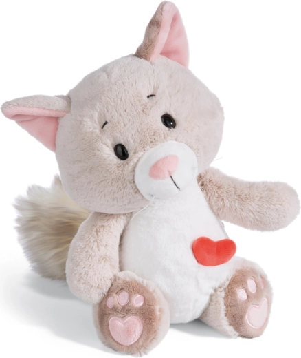 NICI plüss bolyhos cica Love 25 cm