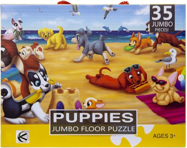 XXL gyermek puzzle kiskutyákkal 35 darab - 1 db