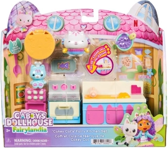 Gabby varázsháza Fairylandia varázslatos konyhája Cakey Cat, 10 darab