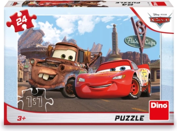Dino puzzle Autók a városban 24 darab