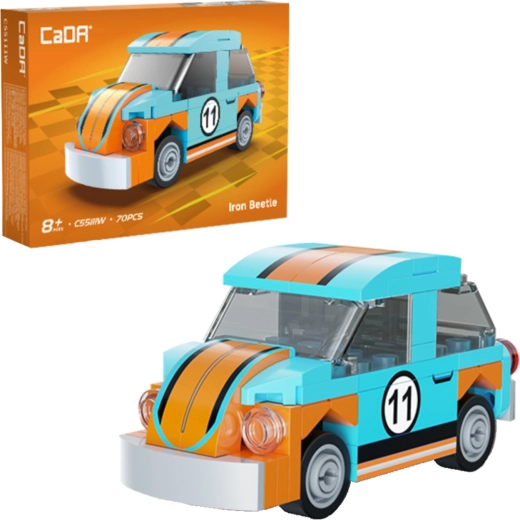 CaDA építőkészlet autó Iron Beetle 70 darab
