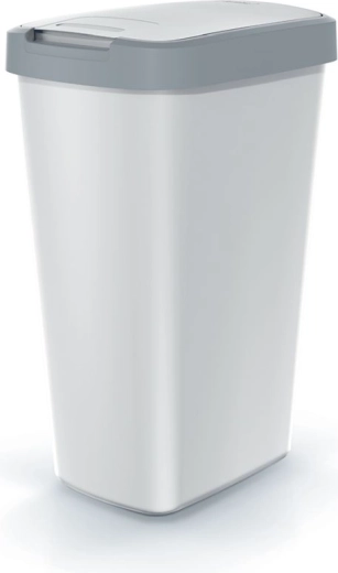 Compacta Q Flap 45 l szemetes, hamuszürke, világosszürke fedéllel